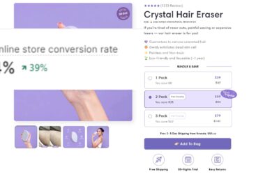 High-Conversion Shopify Product Page: Case Study 4% Conversion