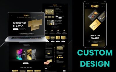 Case Study: Custom Metal Cards Website