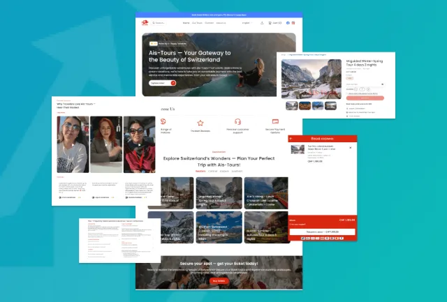 Ais Tours Redesign EcomRolodex Switzerland